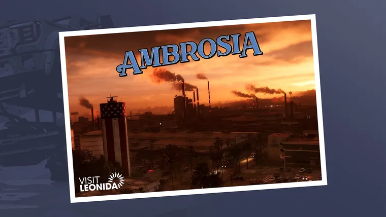 Official Visit Leonida postcard for Ambrosia