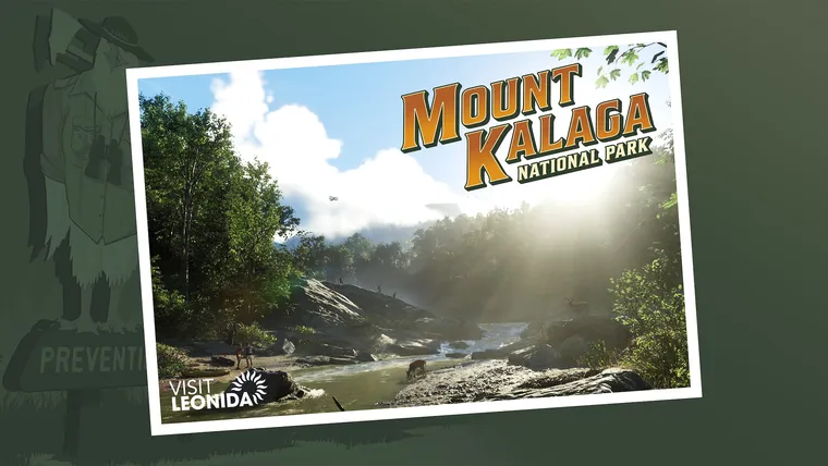 Official Visit Leonida postcard for Mount Kalaga National Park