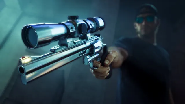 The Morgan Revolver, scoped. Hawk & Little is the in-game manufacturer; the real-world basis is a Smith & Wesson Model 629.