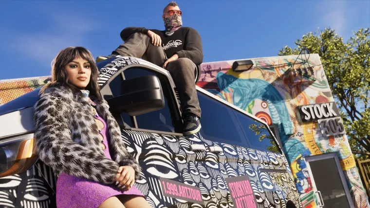 A street-art district, and the shop inside it with a wall of spray cans sorted by colour.